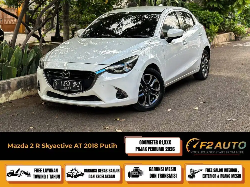 Mazda 2 R Skyactive AT 2018 Putih