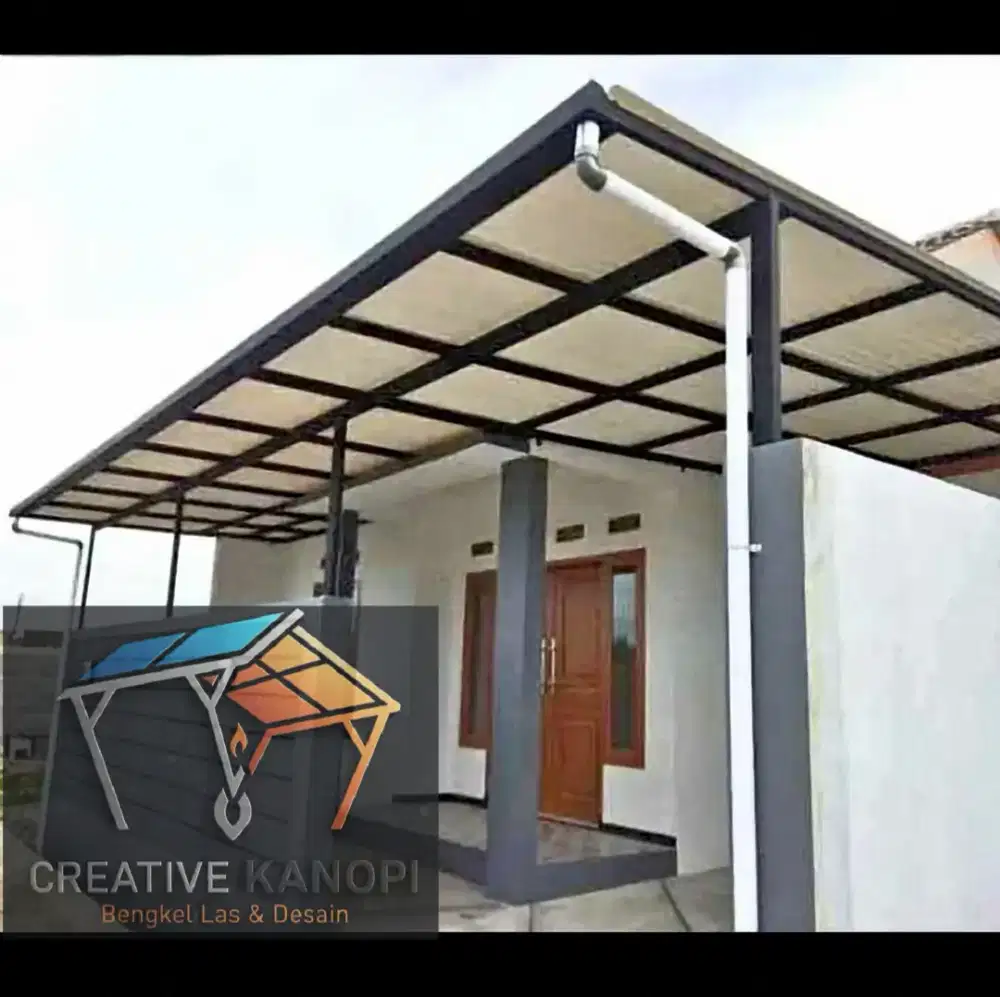 0002 kanopi atap upvc alderon twinwall double layer