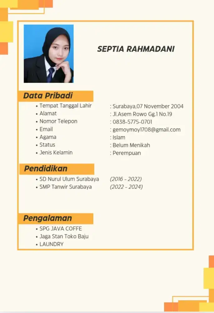 Butuh Pekerjaan Cepat