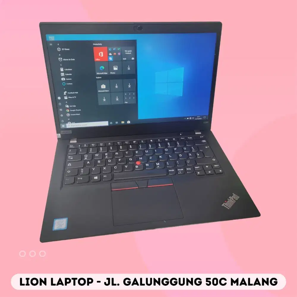 RAM 16GB SSD 256GB Core i5 Gen 8 Slim Lenovo Thinkpad X390 [26|11]