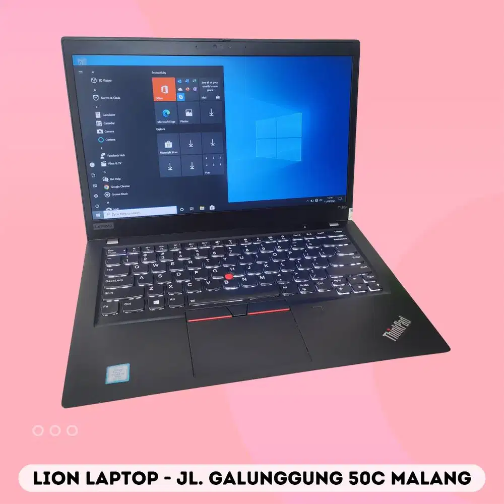 RAM 16GB SSD 512GB Core i5 Slim Lenovo Thinkpad T490s [26|11]