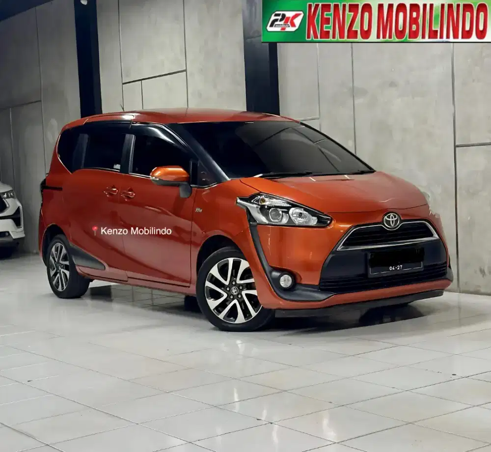 [Km 45rb] Sienta V AT 2017/2018 oranye,tgn 1 seperti baru dp 23 freed