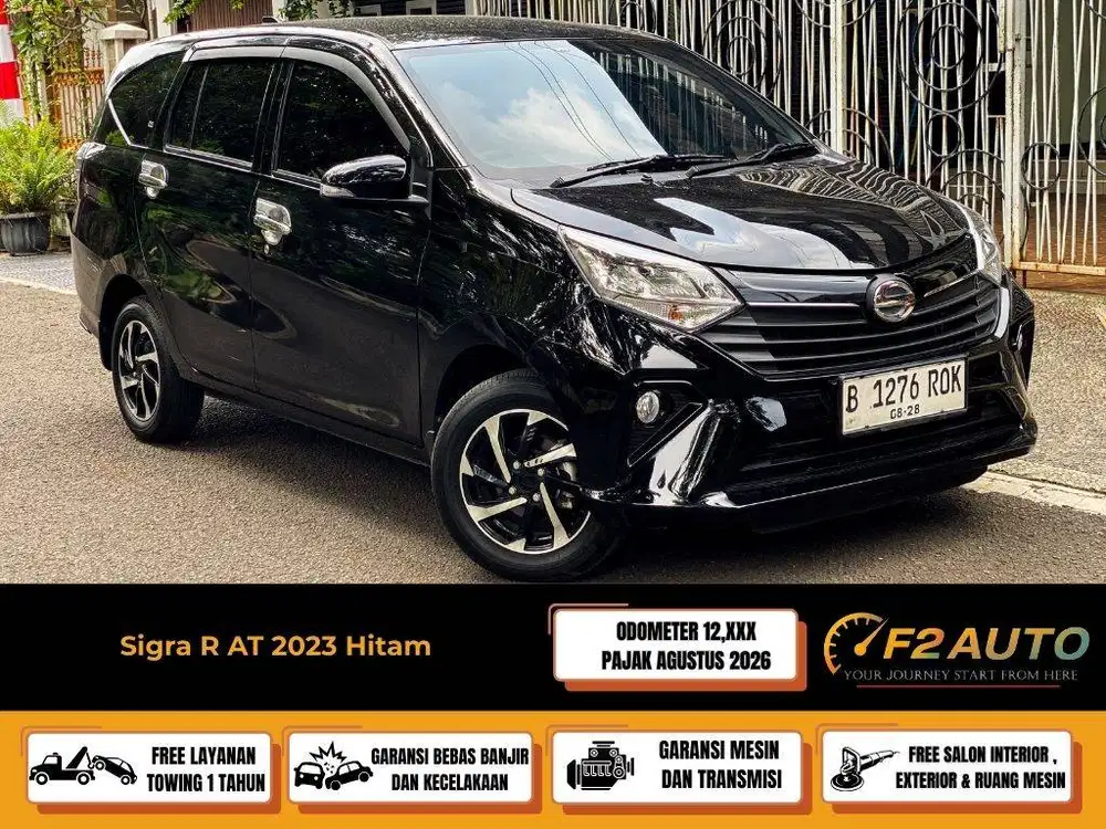 Daihatsu Sigra R AT 2023 Hitam