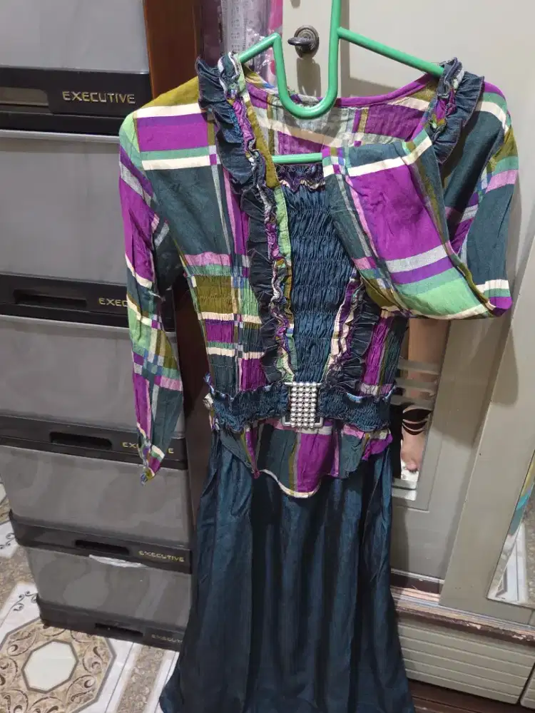 dress lengan panjang/gamis kekinian