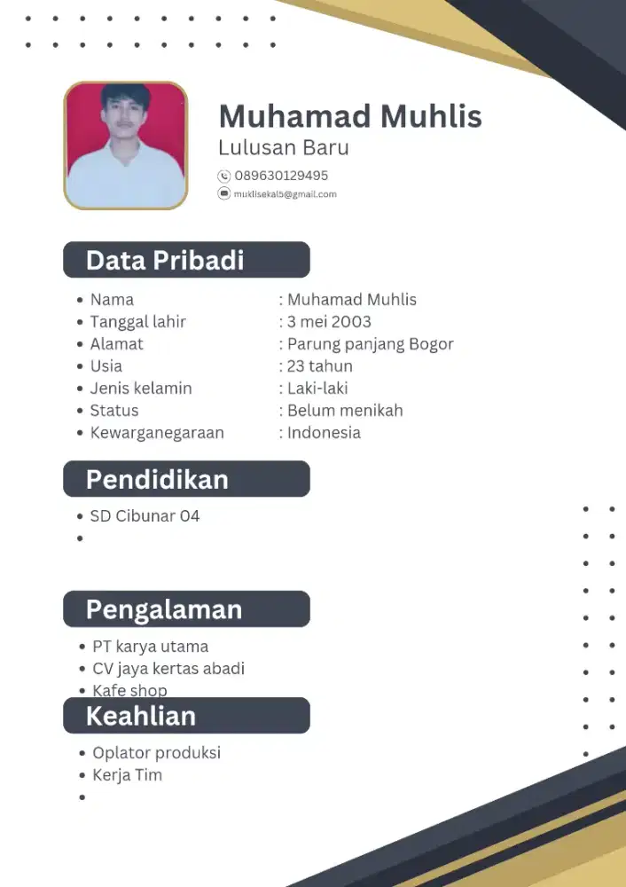 info loker KA kerja apa aja siap