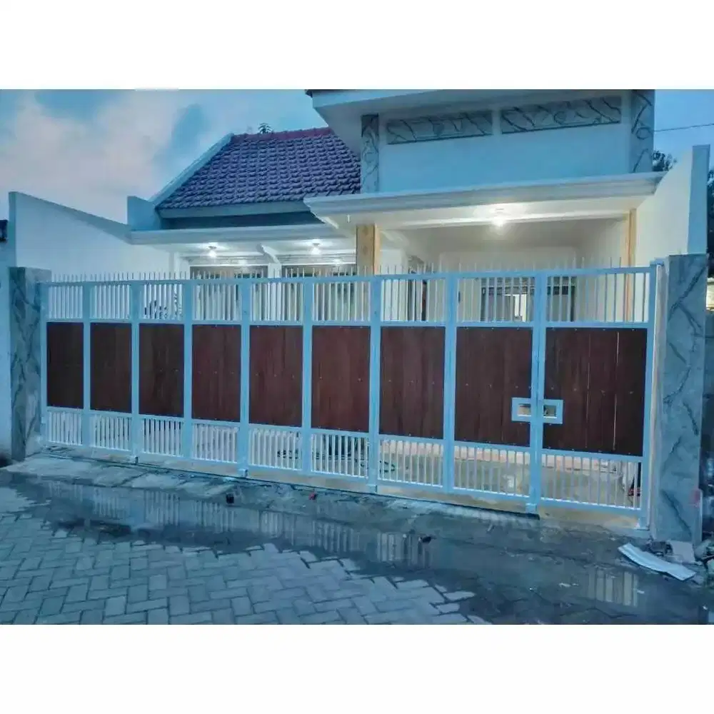 pagar rumah minimalis bahan grc terbaru