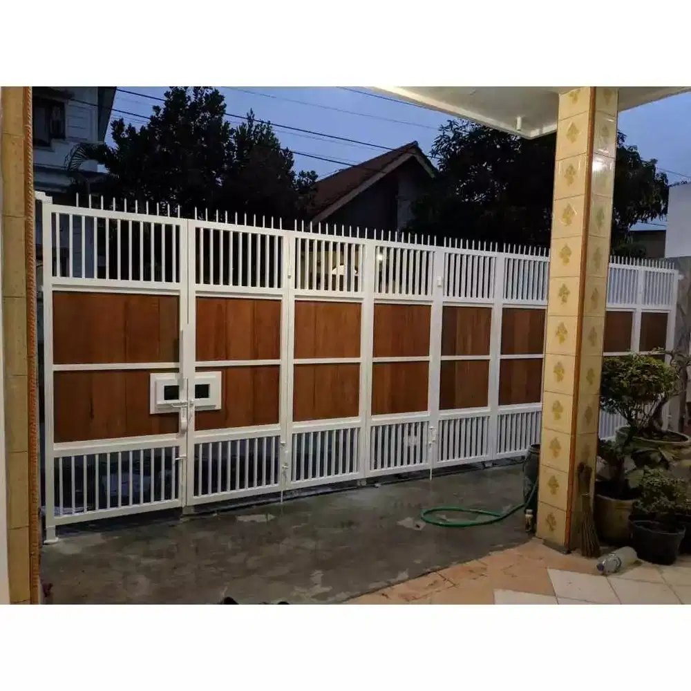 pagar rumah minimalis bahan grc terbaru