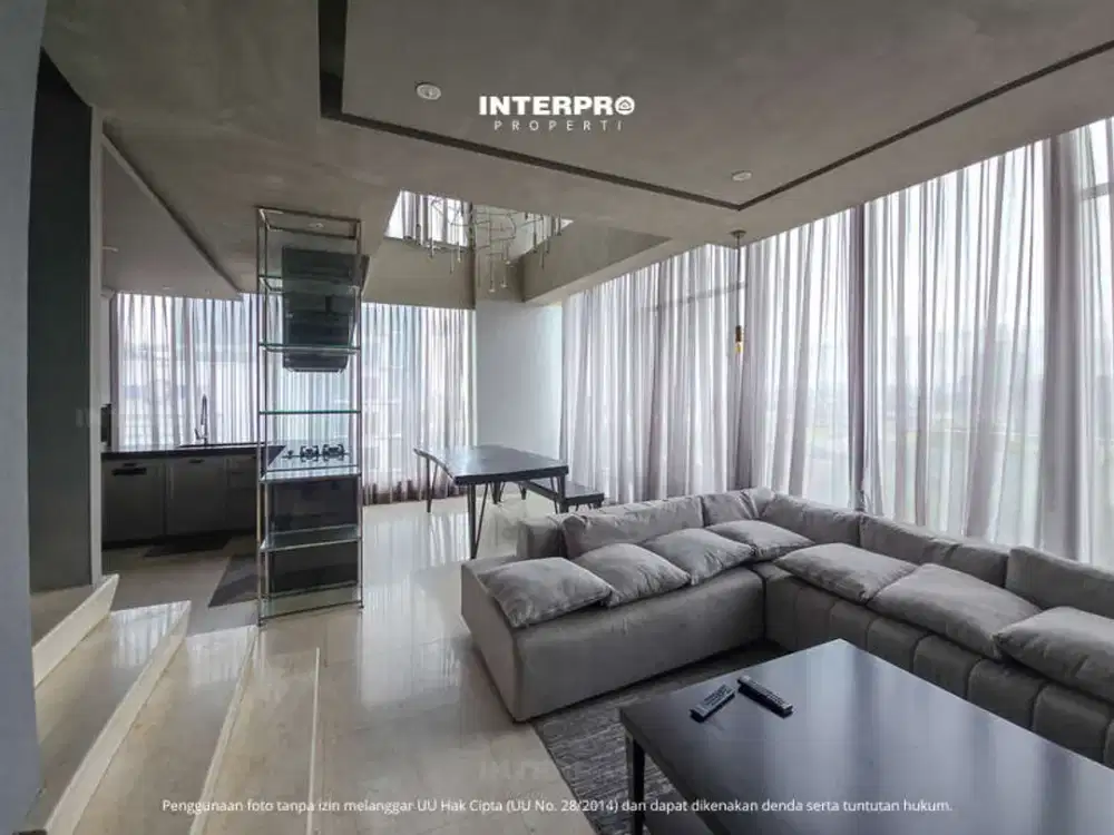 Apartemen 3BR Satu8 Residence Kedoya Unit Interior Paling Mewah Furnished - Luas 201m2