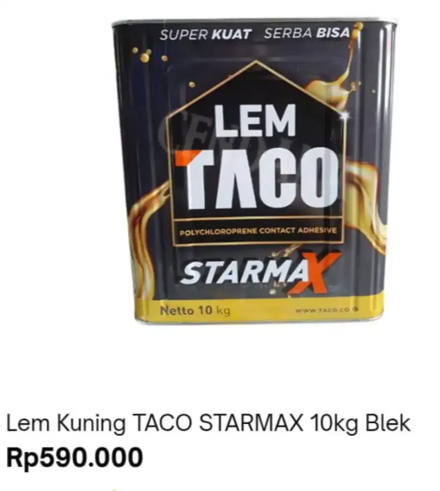 Jual lem kuning merk taco starmax