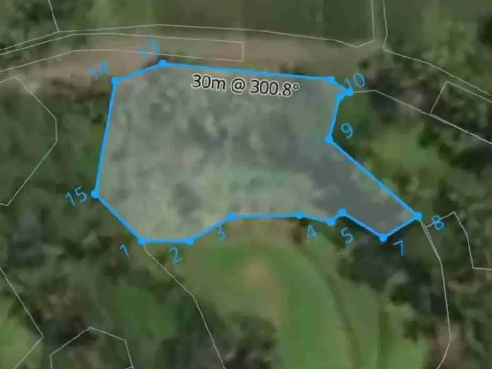 Tanah View Sawah dan Jangle Luas di Tegallalang Ubud