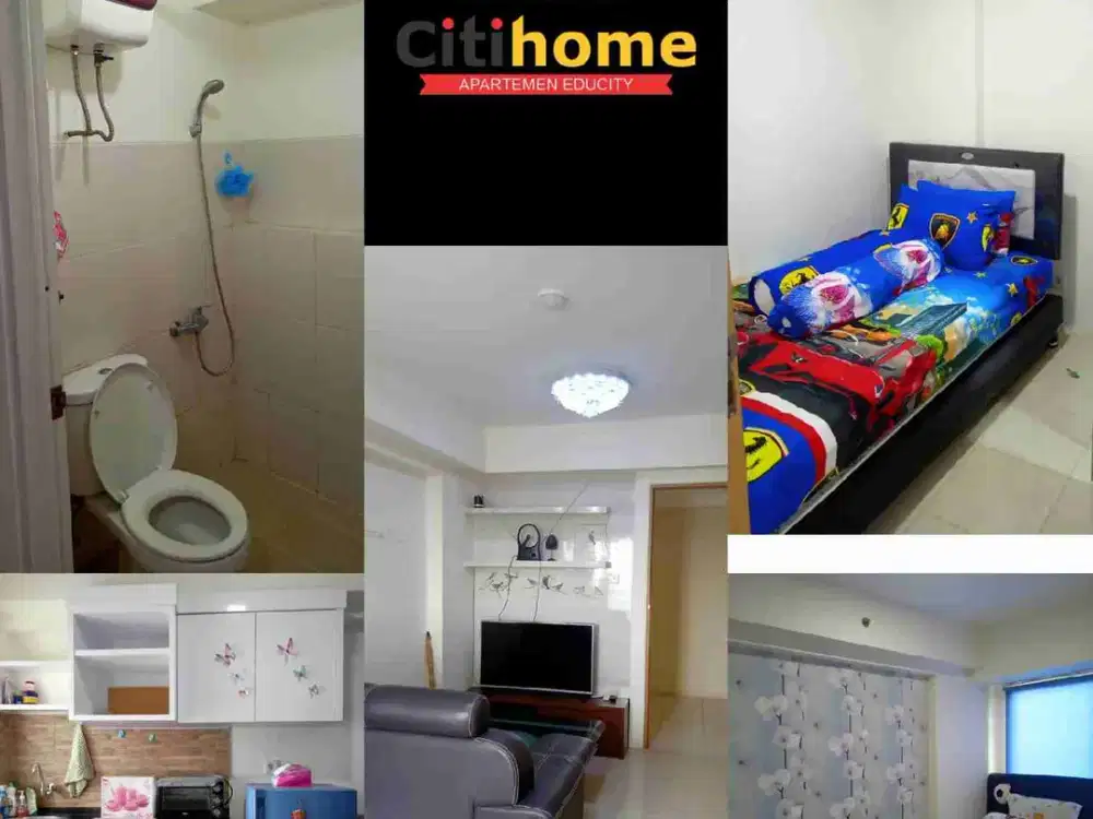 Sewa tahunan 2br apartemen educity by Citihome