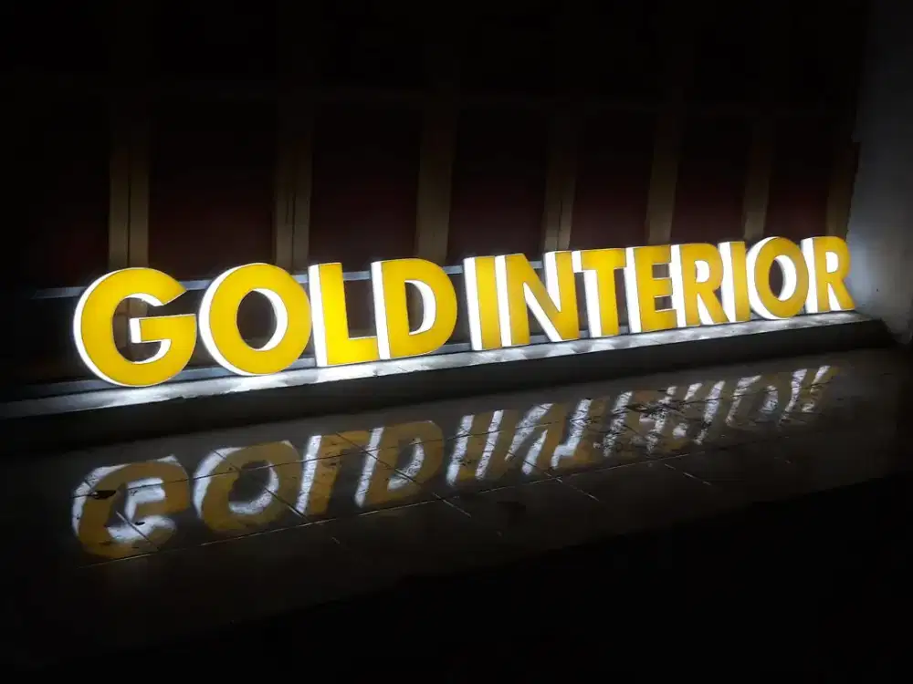 Huruf timbul acrylik , stainlles , galvanis , kuningan