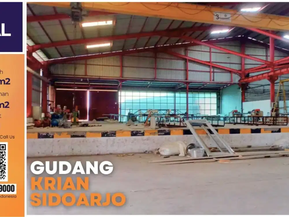 Dijual Gudang 15.000 m² By Pass Krian SHM & Trailer Masuk - The edGe