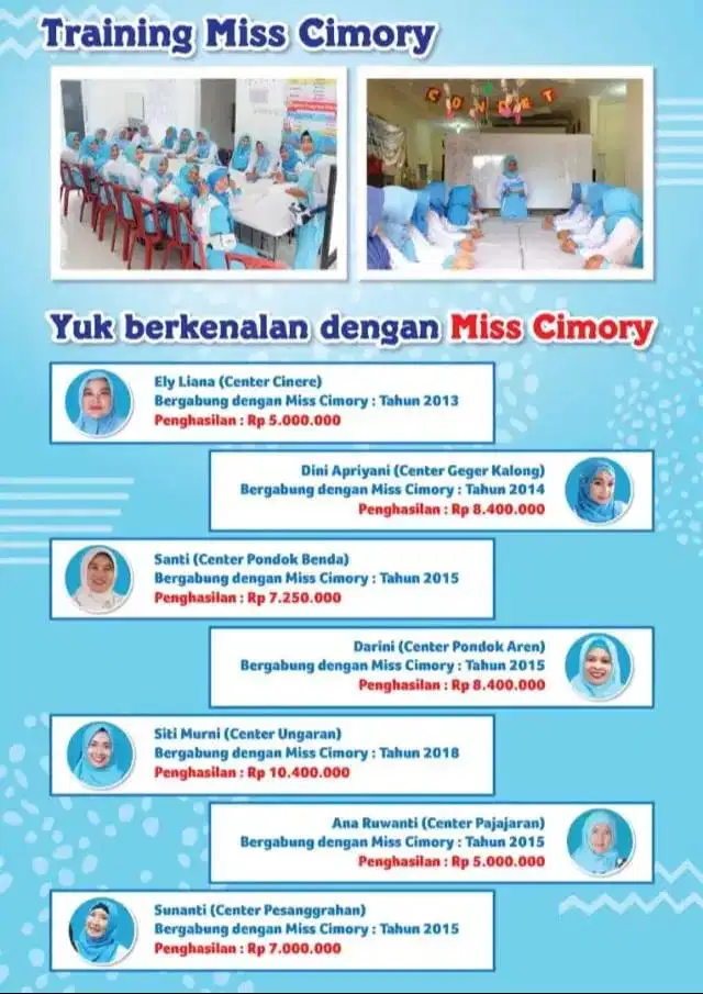 LOWONGAN PEKERJAAN MISS CIMORY
