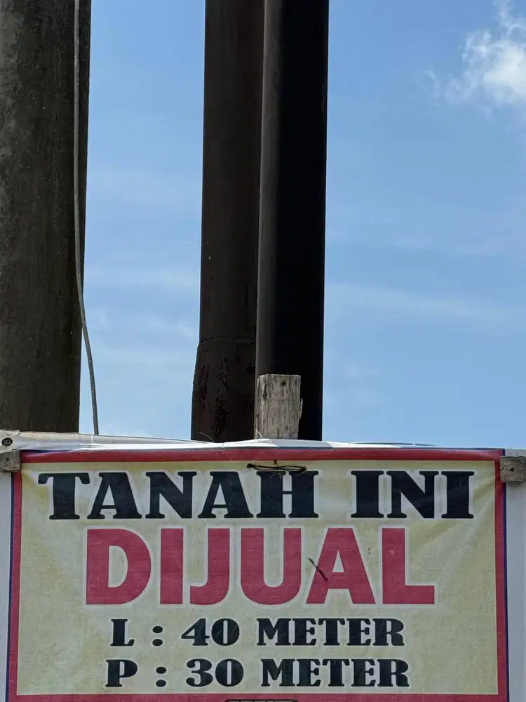 Dijual Tanah Dekat Bandara KNO dan JL TOL Ukuran 40x30 M O812976O5O48