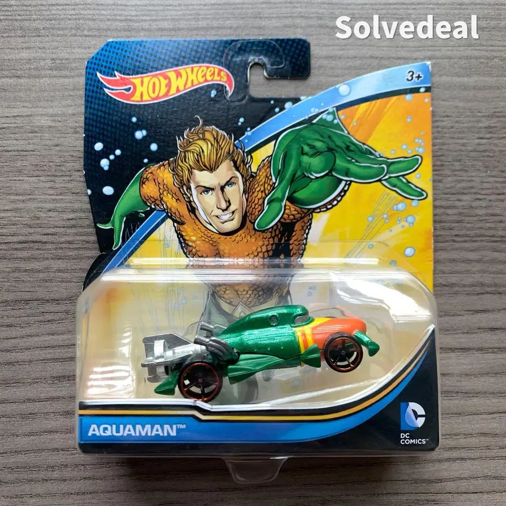 Hot Wheels DC Comics Aquaman 2015 Hijau – Baru