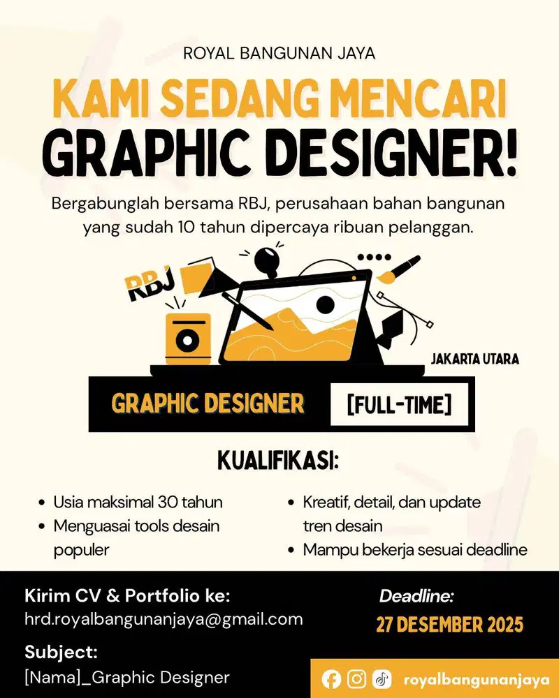 Lowongan Kerja Graphic Designer Jakarta Utara