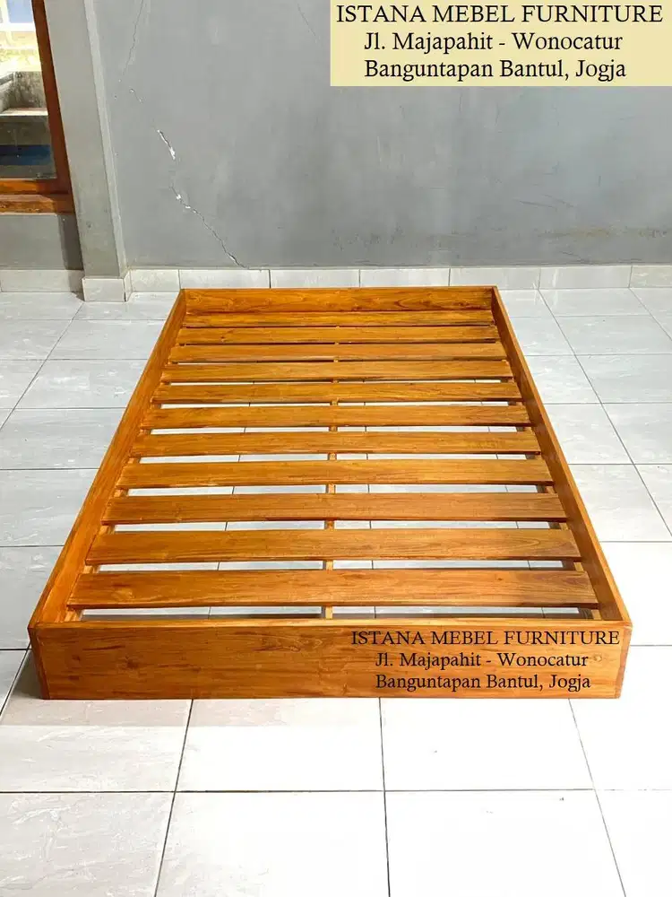 Divan Dipan Amben Bed Palet Ranjang Tempat Tidur Lantai Lesehan Kayu
