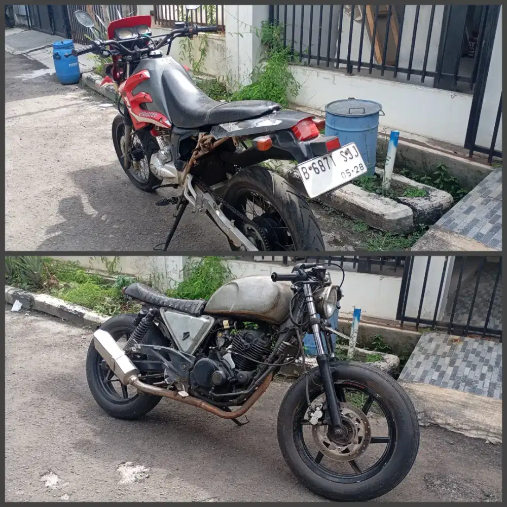 Bajaj Pulsar. Cafe Racer modifikasi