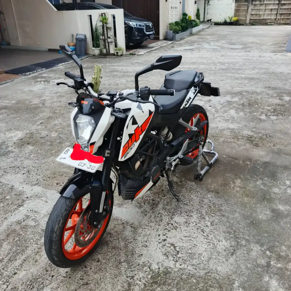 KTM Duke 200 thn 2017 pemakaian 2018