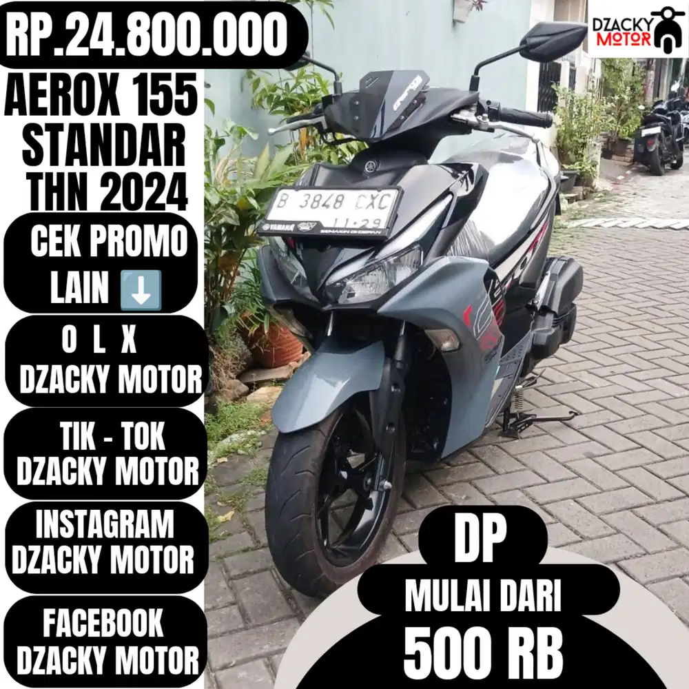 AEROX 155 STD THN 2024 SECOND LIKE NEW