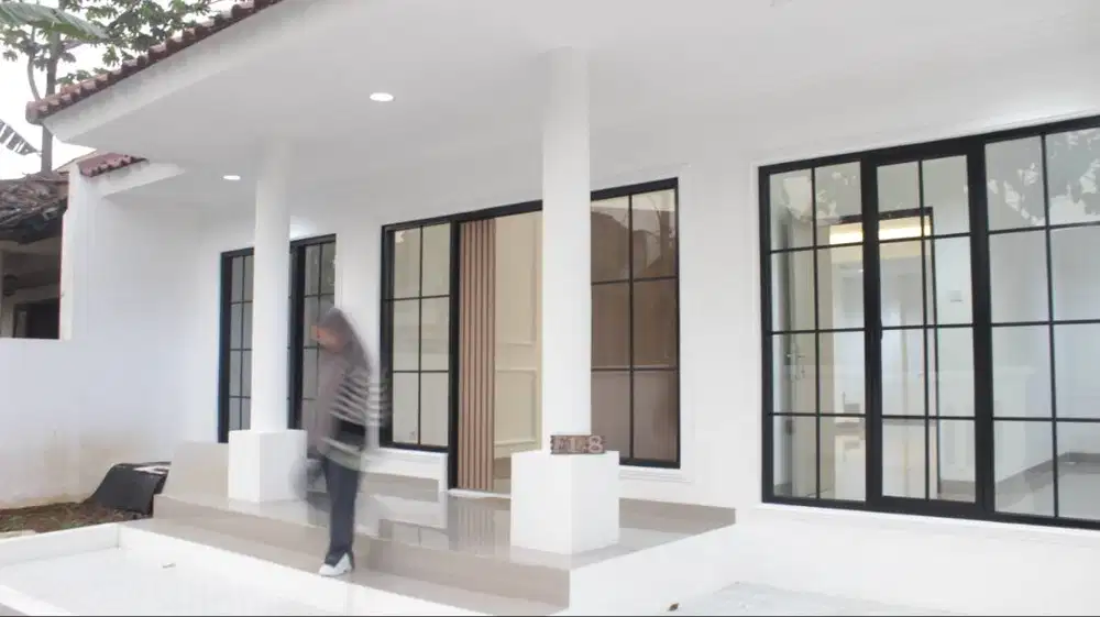Rumah Klasik Modern 2 Lt - Semi Furnish, Free Biaya-Biaya,Sentul Bogor