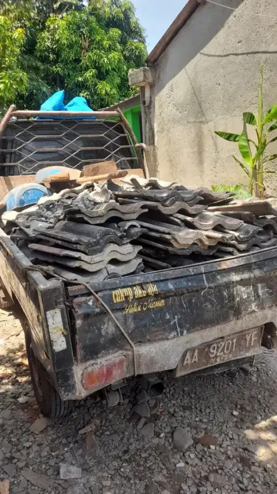 Buang puing,sampah dan lainnya