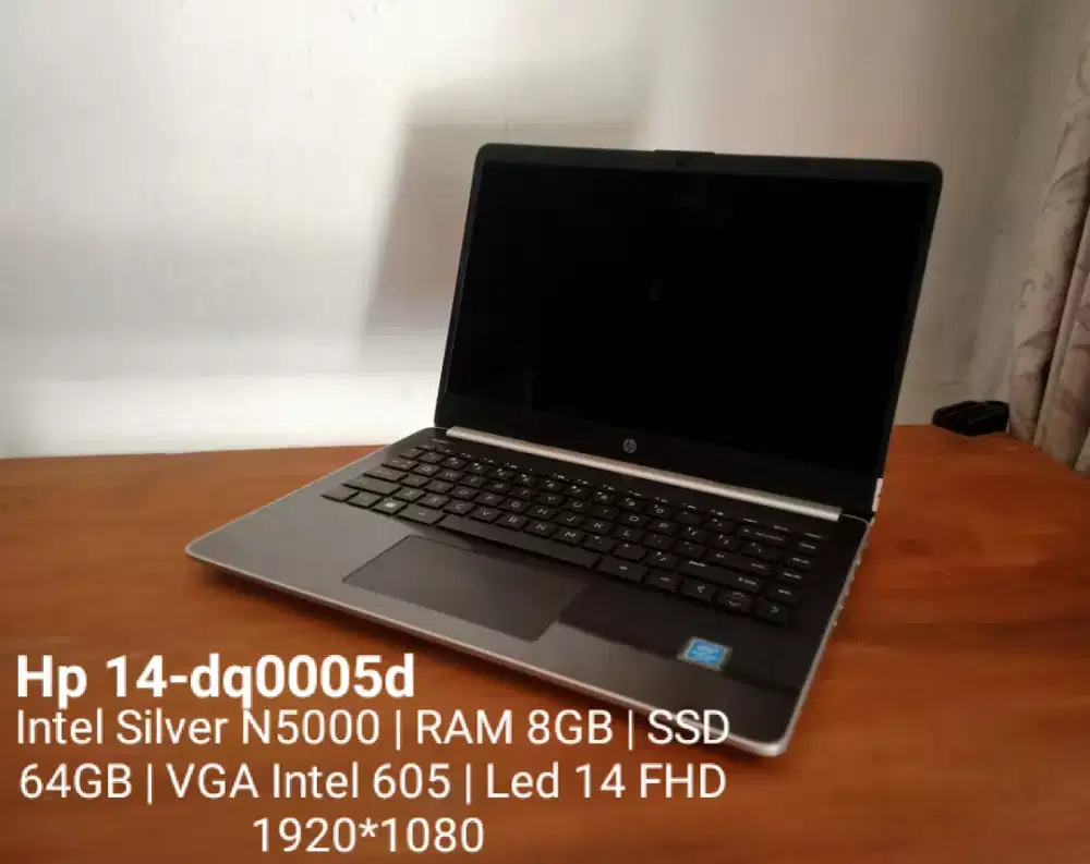 Hp 14 dq0005d N5000 Ram8 64Gb LED FHD