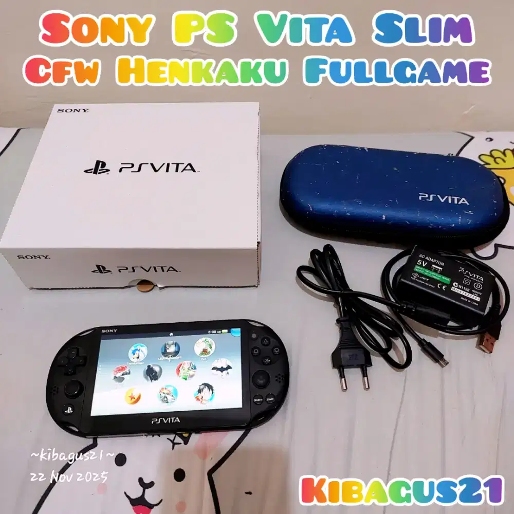 Psvita slim 256gb kumplit