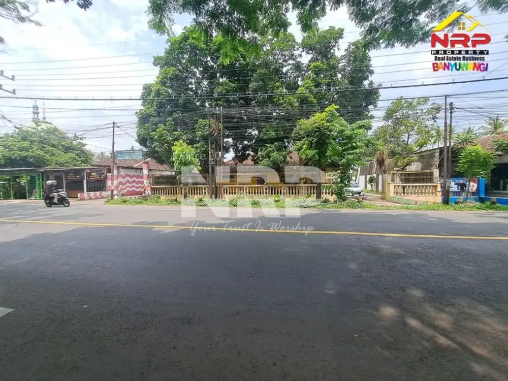 Sewa: Rumah + Gudang di Gatot Subroto Banyuwangi Dekat Pelabuhan Ketapang