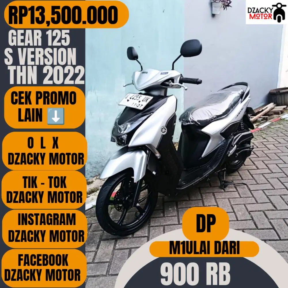 GEAR 125 S VERSION 2022 SECOND LIKE NEW