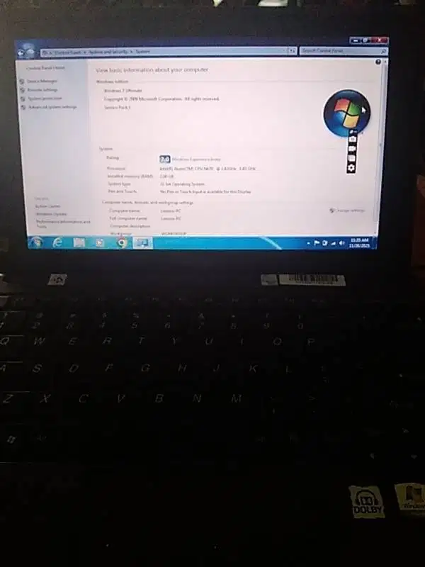 Laptop mini lcd 10 inch