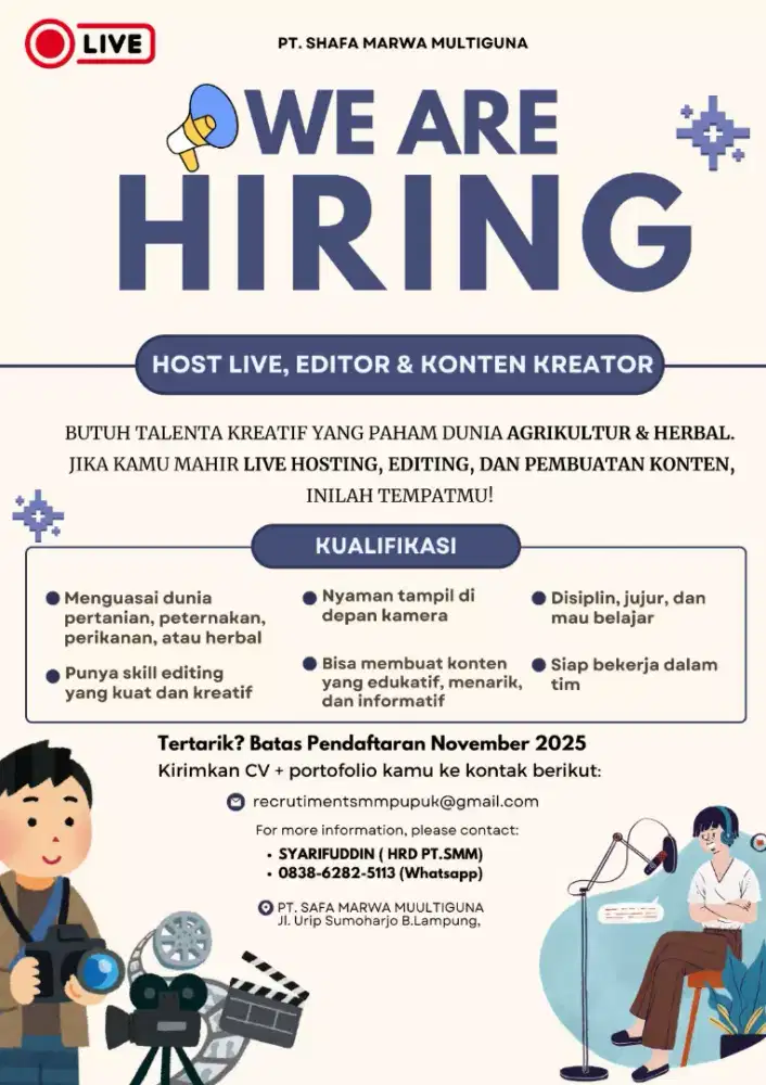 Hostlive konten kreator