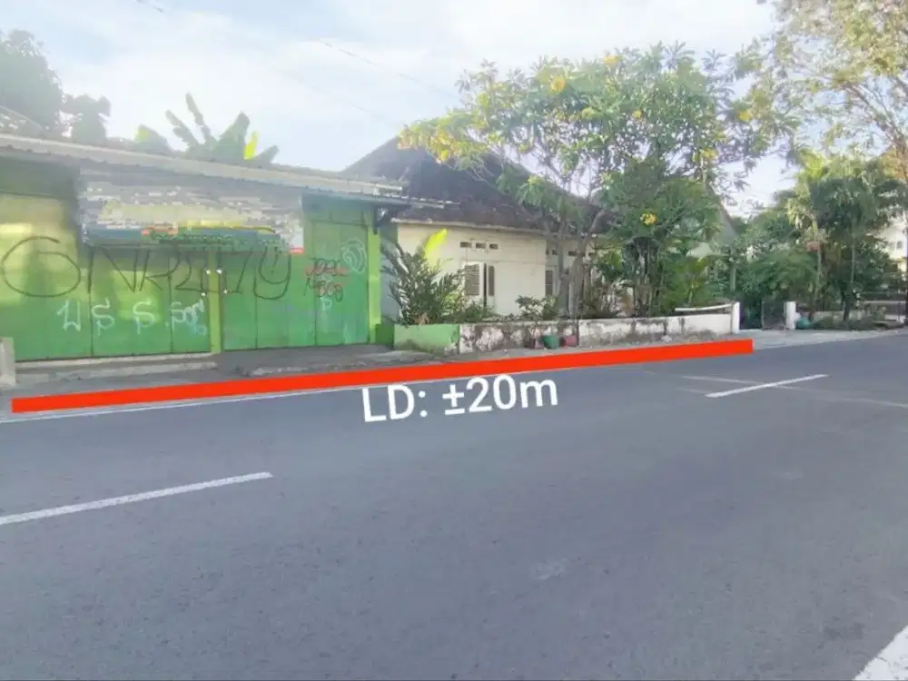 Tanah Komersil Hadap Jl.Raya 2 arah  Manahan Banjarsari Solo