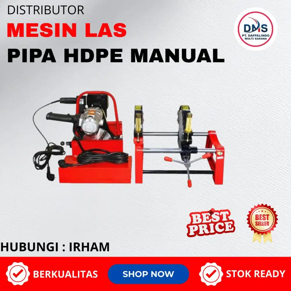 Mesin Pipa Hdpe 200mm Hydraulic SHD | Mesin Ready Siap Pakai Full Set