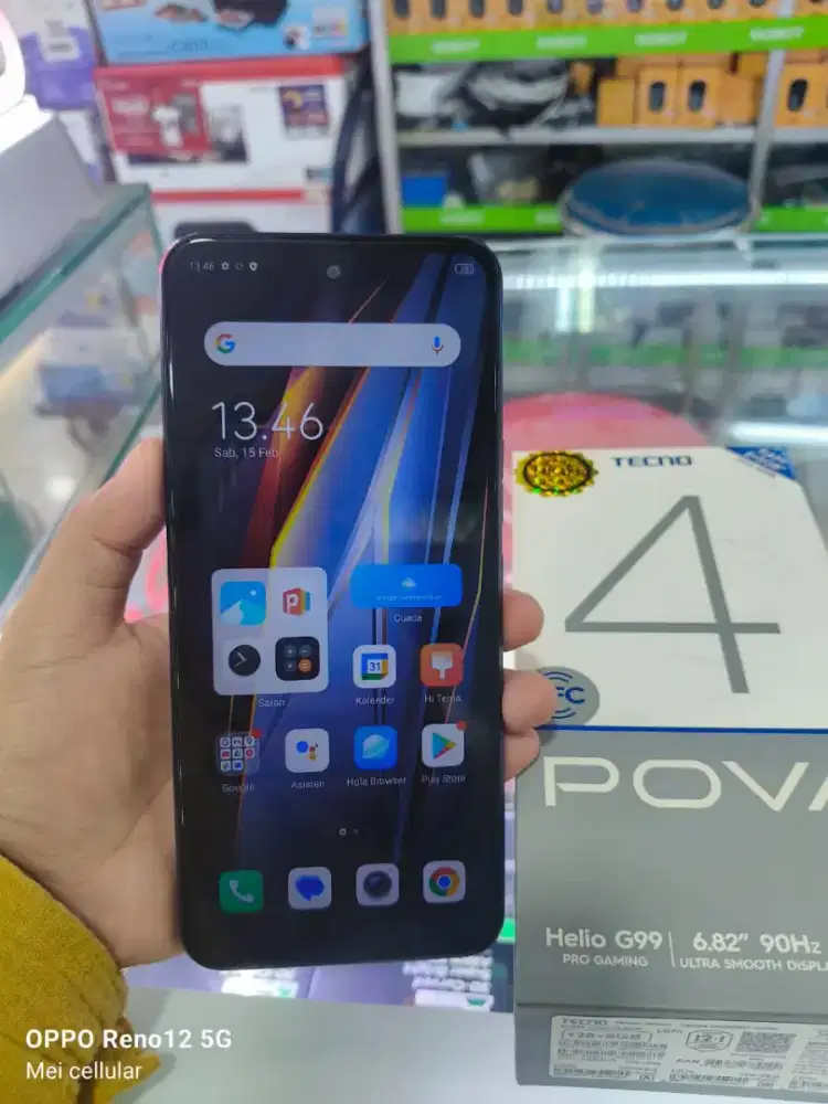 Tecno pova 4 ram 8gb+8gb/128gb bekas bisa tukar tambah dan kredit