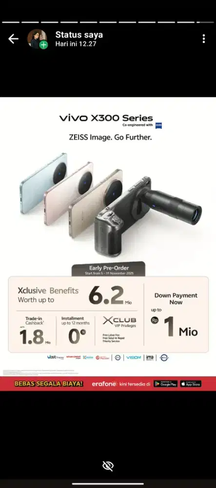 VIVO X300 PRO HADIR DENGAN BANYAK PROMO DAN CASHBACK + FREE GIFT