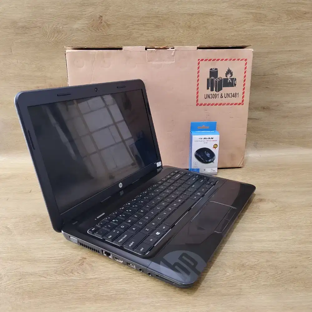 Laptop Gaming Hp 1000 Core i3 Gen 2 Dual VGA Ram 16GB  bonus Mouse Bar