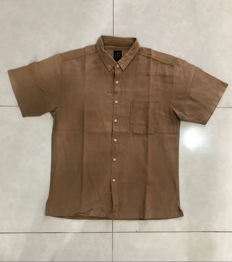 KEMEJA PENDEK SCOTCH LINE SIZE M