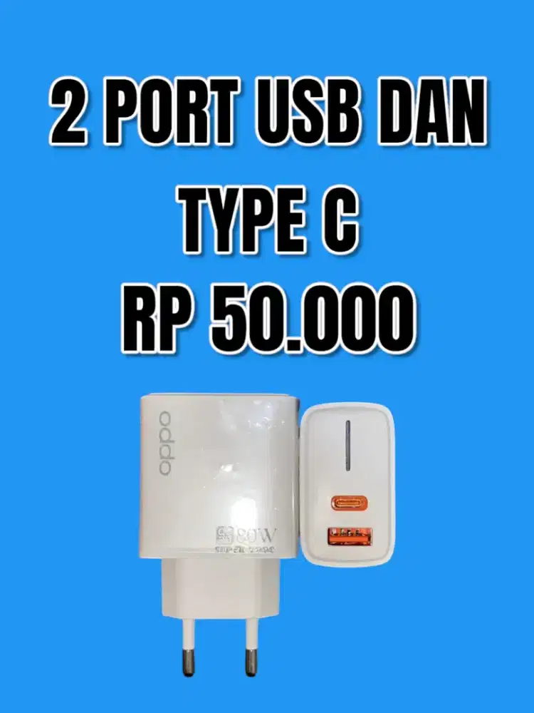 Kepala charger 80W Super fash charging universal