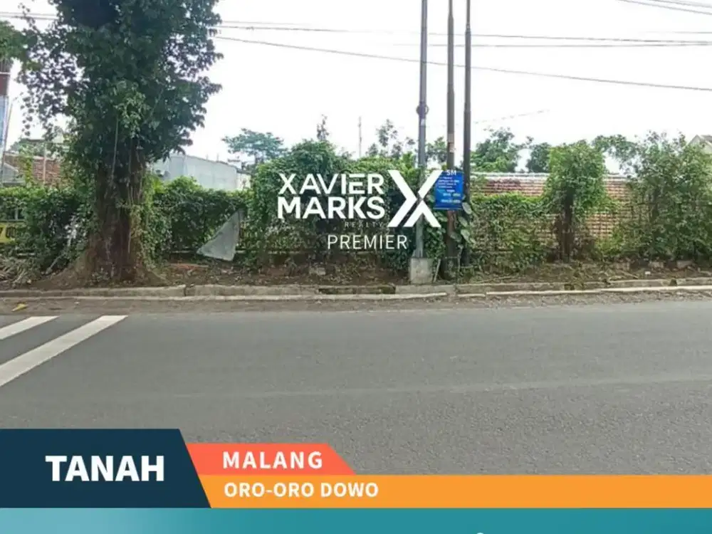 Dijual Tanah Super Strategis Nol Jalan Raya Oro Oro Dowo Klojen Malang
