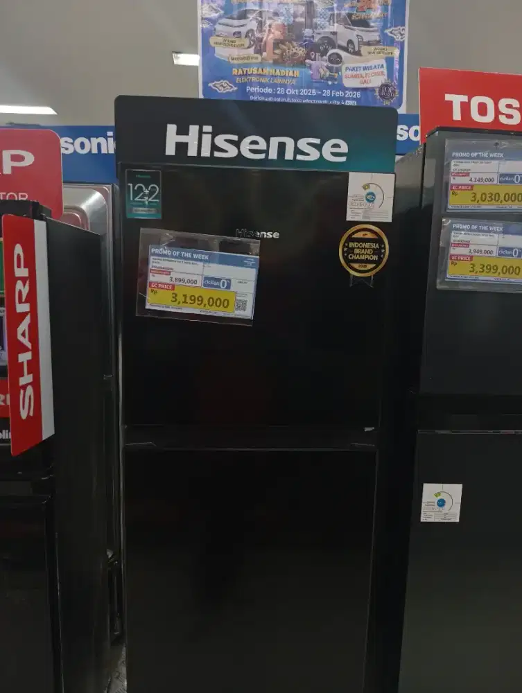 Kulkas Hisense 2 pintu
