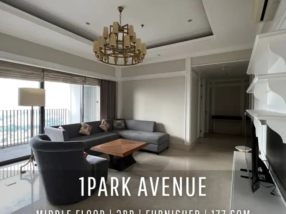 1Park Avenue Tower Hamilton Middle Floor Unit Rare View Pakubuwono