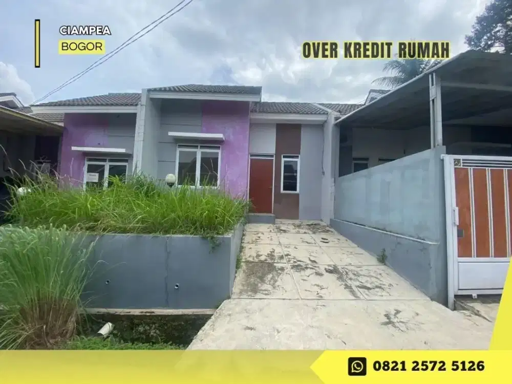 Jual Take Over Rumah 49JT di Geriya Selaras Ciampea dkt Kampus IPB