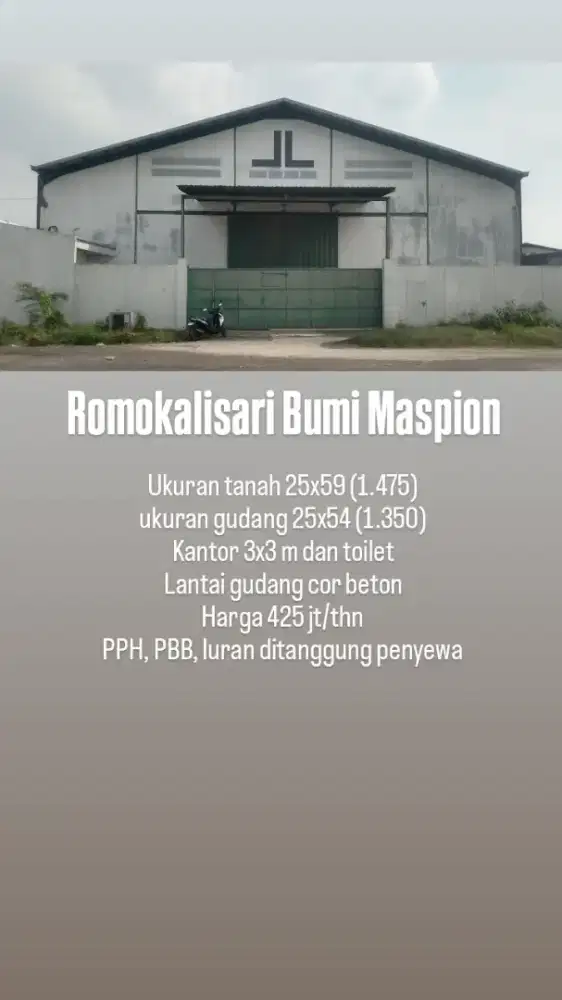 Romokalisari Bumi Maspion Gresik. Area industri. Deket tol
