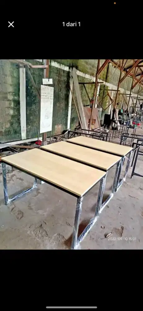 Meja kerja ukuran 120x60 meja Koko terbuat dari bahan multiplak