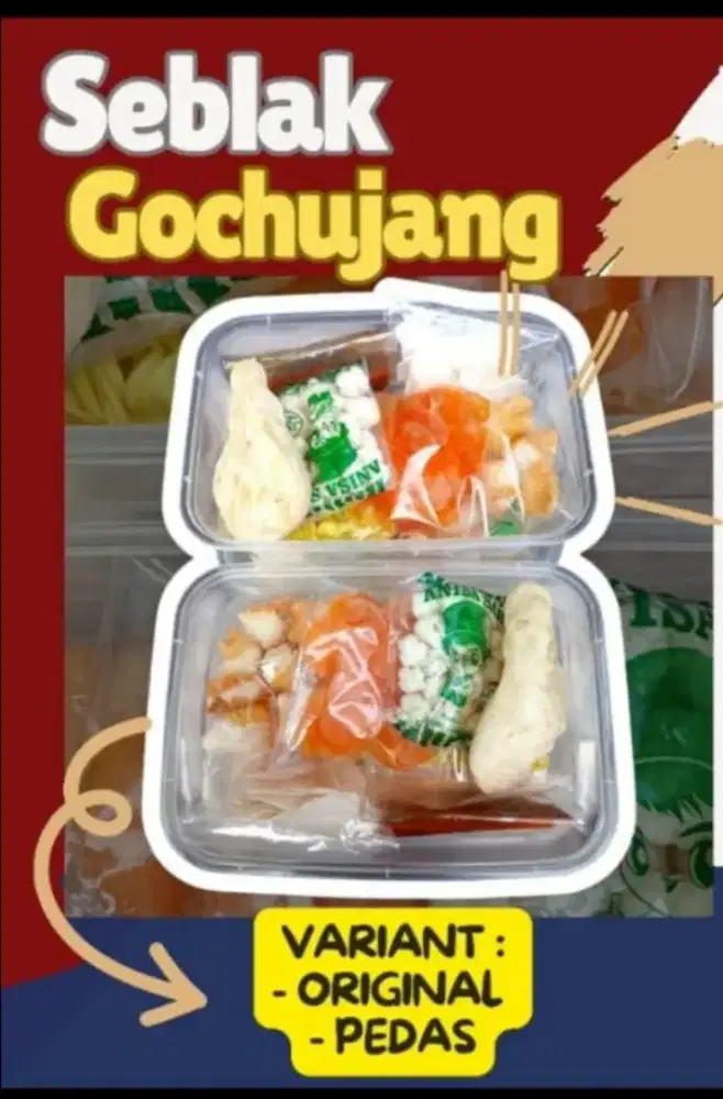 Seblak dengan kuah kental.. seger bgt di makan siang siang ini bunda