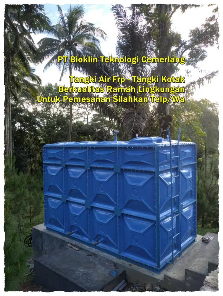 GROUND TANK - TANGKI AIR - PANEL FRP - TANGKI PANEL FRP - TANGKI PANEL