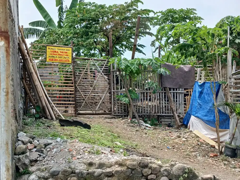 Dijual tanah SHM menghadap Utara (kota Bawah) cocok untuk Homestay