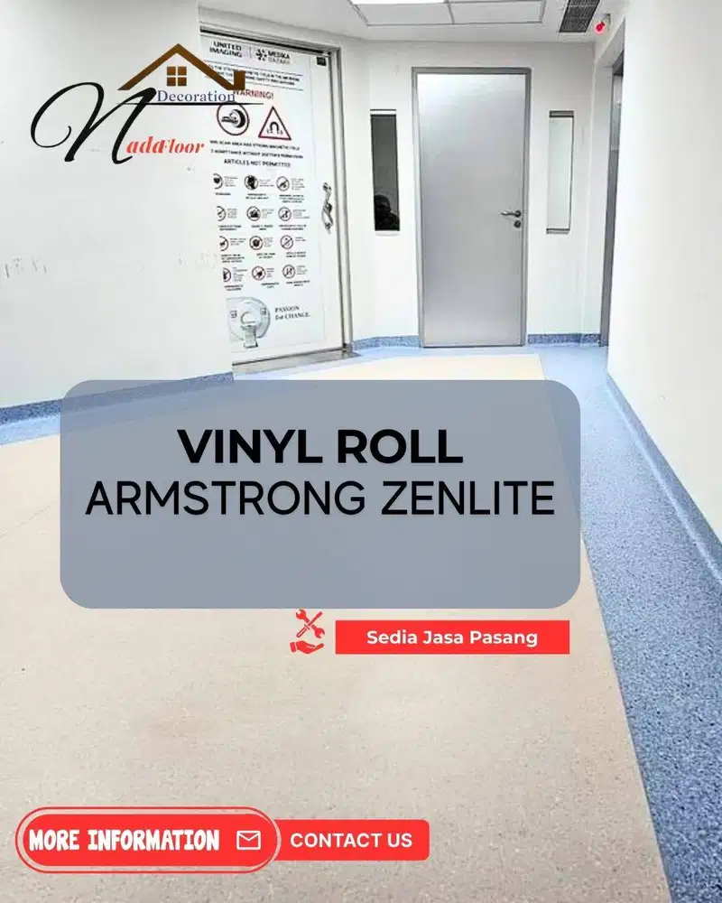 lantai vinyl roll Armstrong Zanlite | vinyl sheet flooring antibakteri